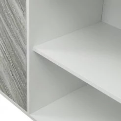 Freestanding White Buffet Cabinet Sideboard Storage Cabinet Entryway Floor Cabinet with 2-Doors and 3-Open shelgves by sumyeg -Cheap sumyeg Store white sumyeg accent cabinets sg 331jf6332 4f 1000