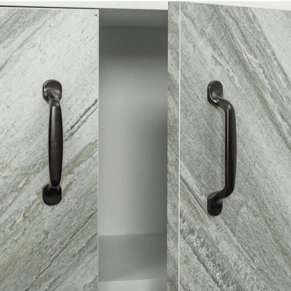 Freestanding Buffet Cabinet Sideboard Entryway Floor Cabinet with 2-Doors and 3-Open shelves for Living Room by sumyeg 11 Freestanding Buffet Cabinet Sideboard Entryway Floor Cabinet with 2-Doors and 3-Open shelves for Living Room by sumyeg - Image 9