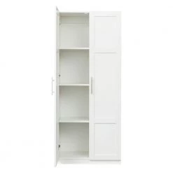 29.53 in. x 15.75 in. x 70.87 in. White Wood Armoires Wardrobe Kitchen Cabinet with 2-Doors and 3-Partitions by sumyeg 20 29.53 in. x 15.75 in. x 70.87 in. White Wood Armoires Wardrobe Kitchen Cabinet with 2-Doors and 3-Partitions by sumyeg -Cheap sumyeg Store white sumyeg armoires wardrobes sg 331jfs076 1f 1000