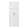 29.53 in. x 15.75 in. x 70.87 in. White Wood Armoires Wardrobe Kitchen Cabinet with 2-Doors and 3-Partitions by sumyeg 2 29.53 in. x 15.75 in. x 70.87 in. White Wood Armoires Wardrobe Kitchen Cabinet with 2-Doors and 3-Partitions by sumyeg -Cheap sumyeg Store white sumyeg armoires wardrobes sg 331jfs076 64 1000
