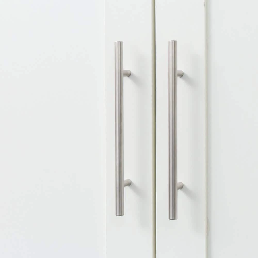 29.53 in. x 15.75 in. x 70.87 in. White Wood Armoires Wardrobe Kitchen Cabinet with 2-Doors and 3-Partitions by sumyeg 7 29.53 in. x 15.75 in. x 70.87 in. White Wood Armoires Wardrobe Kitchen Cabinet with 2-Doors and 3-Partitions by sumyeg - Image 6