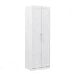 23.62 in. x 16.93 in. x 70.87 in. Wood White Armoires Wardrobe Kitchen Cabinet with 2-Doors and 4-Storage Spaces by sumyeg 14 23.62 in. x 16.93 in. x 70.87 in. Wood White Armoires Wardrobe Kitchen Cabinet with 2-Doors and 4-Storage Spaces by sumyeg -Cheap sumyeg Store white sumyeg armoires wardrobes sg 331jfs080 c3 1000
