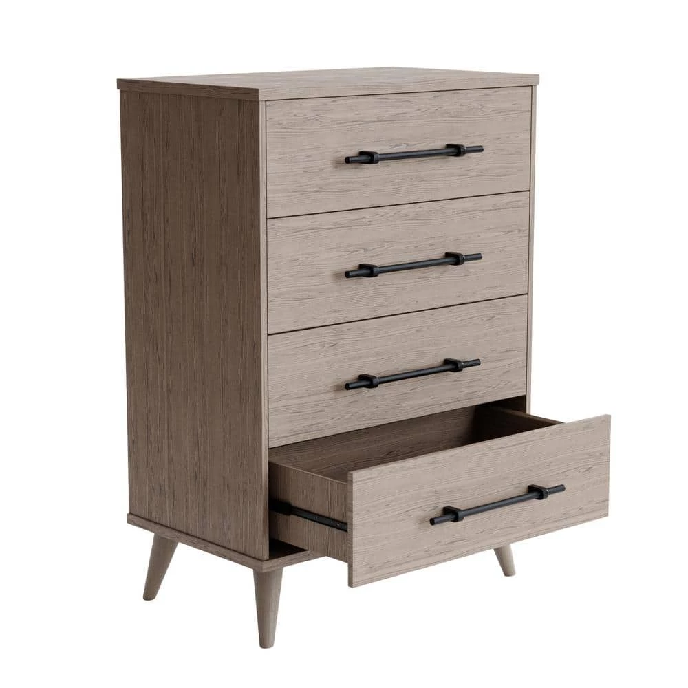 Emery 4-Drawer Wood Dresser (16 in. L x 25 in. W x 36 in. H) by Brookside 12 Emery 4-Drawer Wood Dresser (16 in. L x 25 in. W x 36 in. H) by Brookside - Image 10