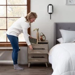 Emery 2-Drawer Wood Nightstand by Brookside 17 Emery 2-Drawer Wood Nightstand by Brookside -Cheap sumyeg Store wood brookside nightstands bs0001wa2n 1d 1000