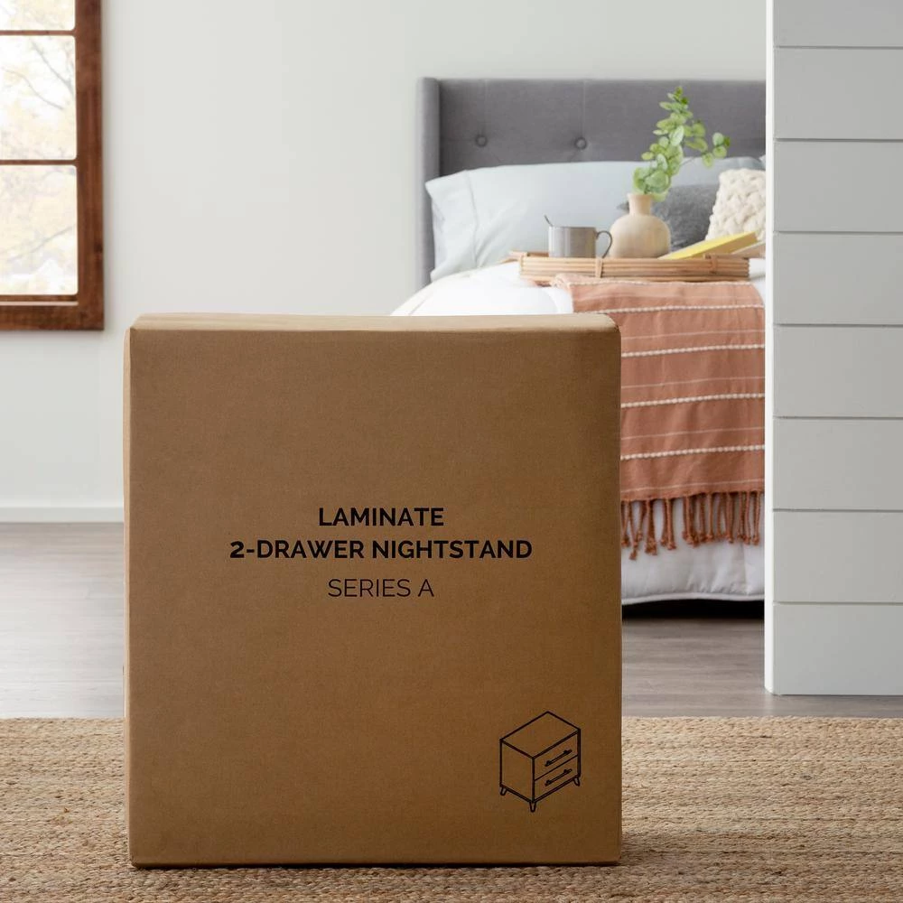 Emery 2-Drawer Wood Nightstand by Brookside 13 Emery 2-Drawer Wood Nightstand by Brookside - Image 11