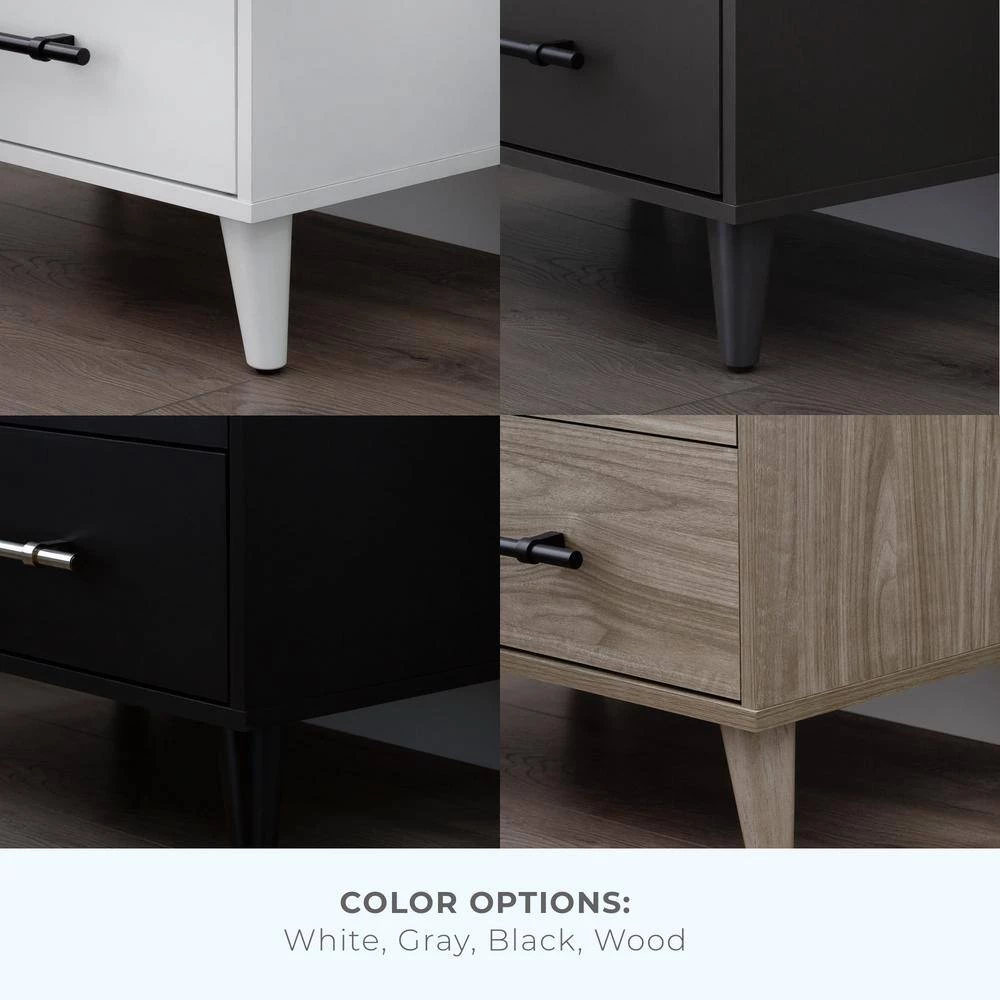 Emery 2-Drawer Wood Nightstand by Brookside 10 Emery 2-Drawer Wood Nightstand by Brookside - Image 8